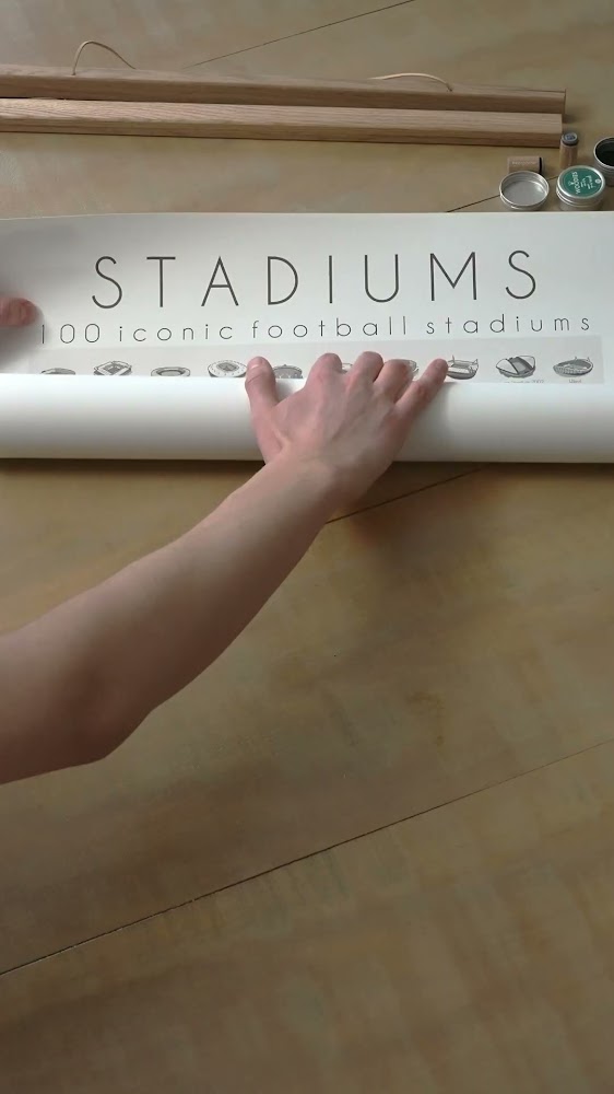 Den perfekte plakat til en fodboldfan!