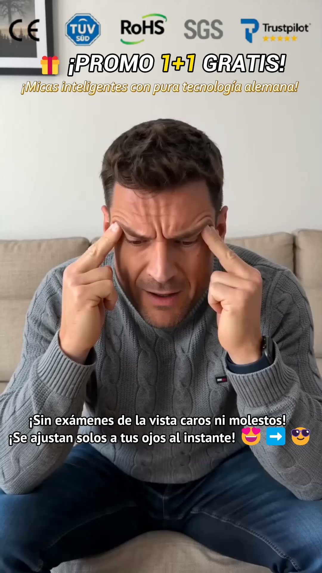 GAFAS DE LECTURA ULTRALIGERAS – 50% de Descuento | Últimas Unidades en Stock