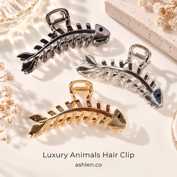Luxury Animals Hair Clip