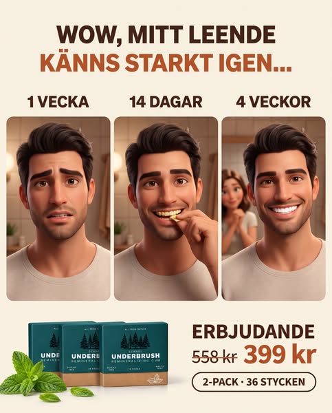 Ett tuggummi som förändrar dina tänder.
