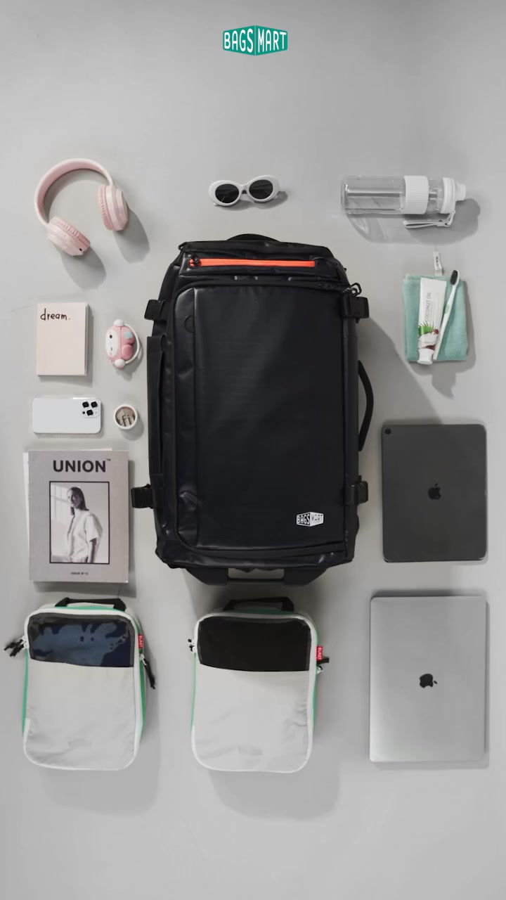 Blast Pro 43L Rucksack mit Rollen aus TPU