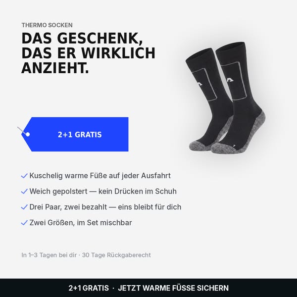 Endlich warme Füße