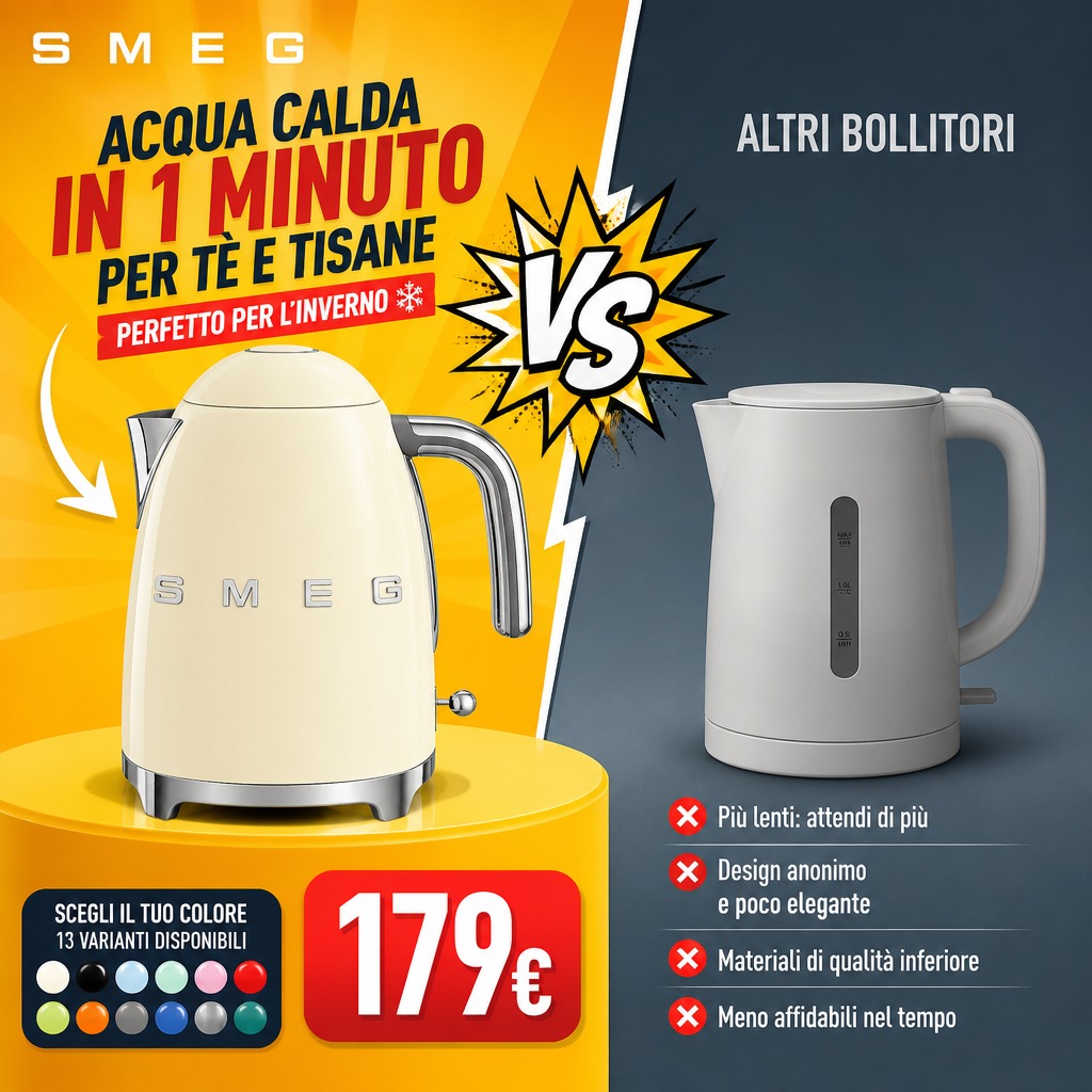 179€ — Acqua calda in un minuto