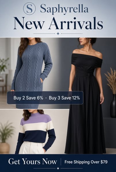 Comfy & Elegant Women’s New Arrivals