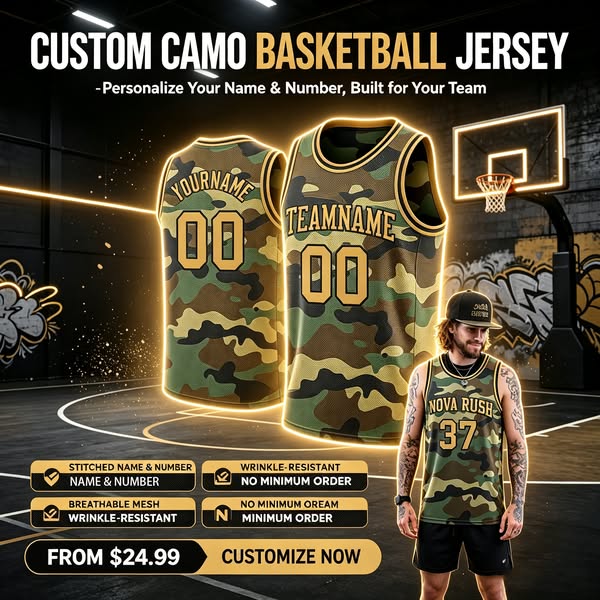 Design Your Own Basketball Jersey Today! Free Shipping!