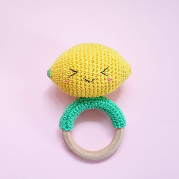 GRATIS Hækling Opskrift: Kawaii Citron - Rangle