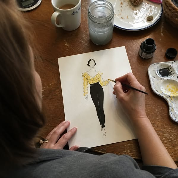 Learn the Classic French Art of Watercolor Fashion Illustration