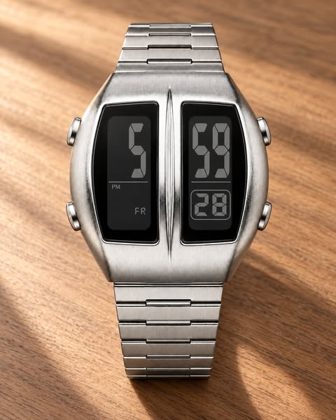 Retro Split-Display Digital Watch | KINETIC Australia