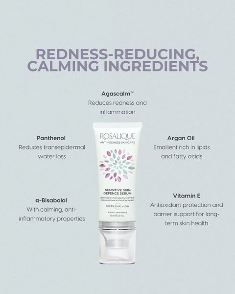 Rosalique Sensitive Skin Defence Serum SPF25