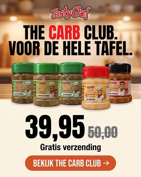 The Carb Club. Alles wat je nodig hebt.