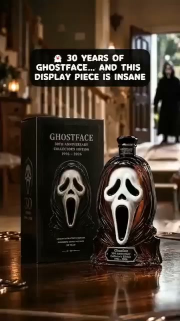 Ghostface 30th Anniversary 1996 – 2026 Whiskey Bottle