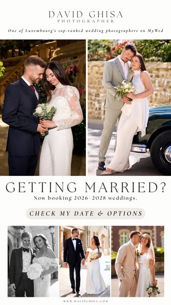 Luxembourg Wedding Photographer - David Ghisa Photographer