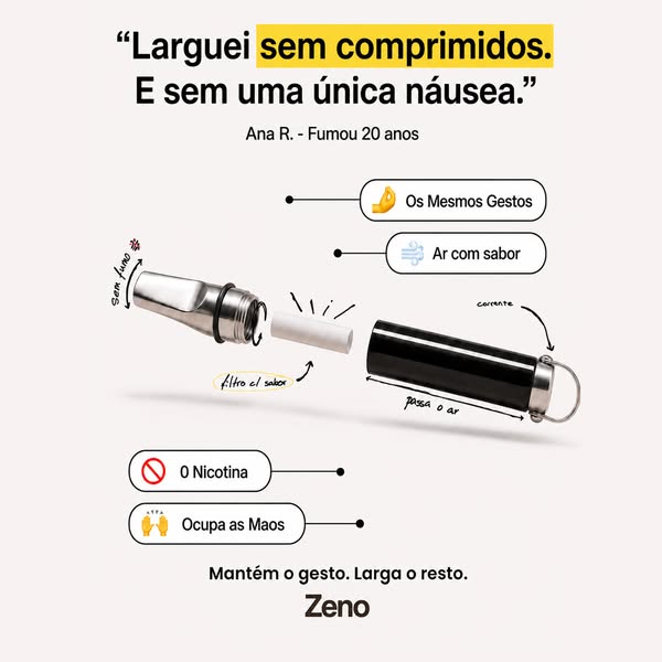 Nada para engolir. Só o gesto.