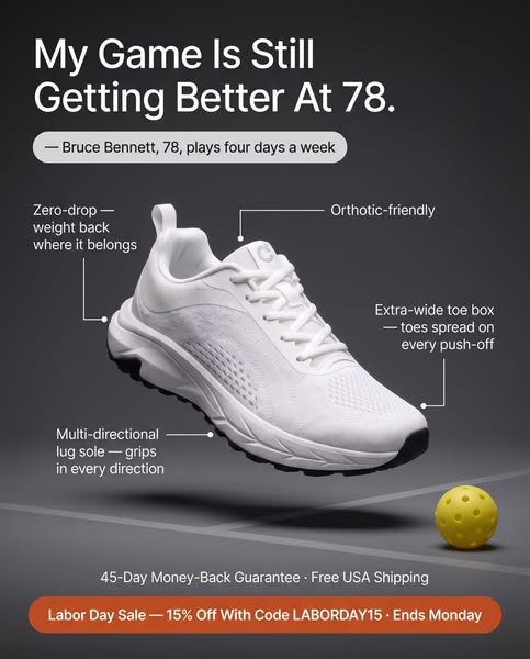 Built For Pickleball Players Who Refuse To Quit