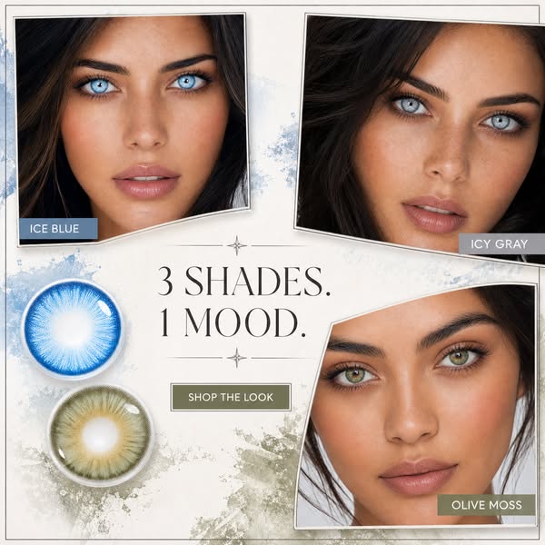 Moss green. Gold halo. Made for warm skin tones.