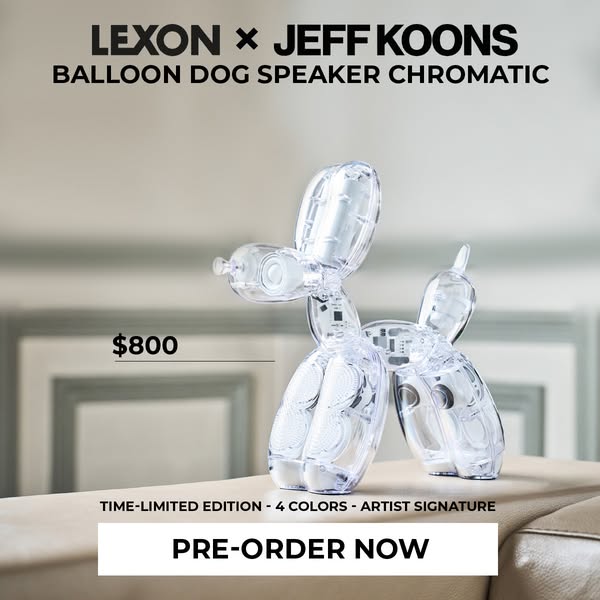 Jeff Koons x Lexon Drop Is Live!