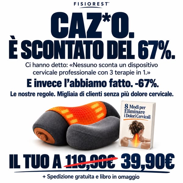 ADDIO A DOLORI A COLLO E SPALLE