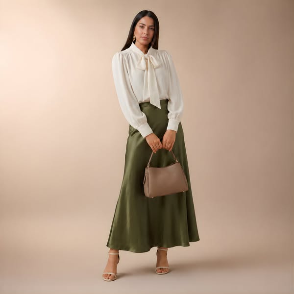 Satijnen Silky Rok-€20