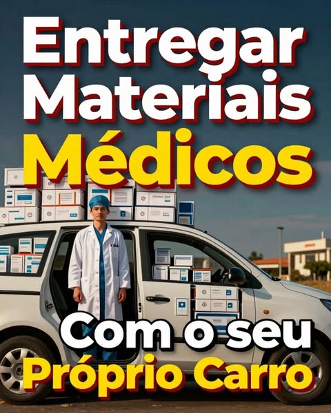 Guia para entregar suprimentos médicos com carro próprio