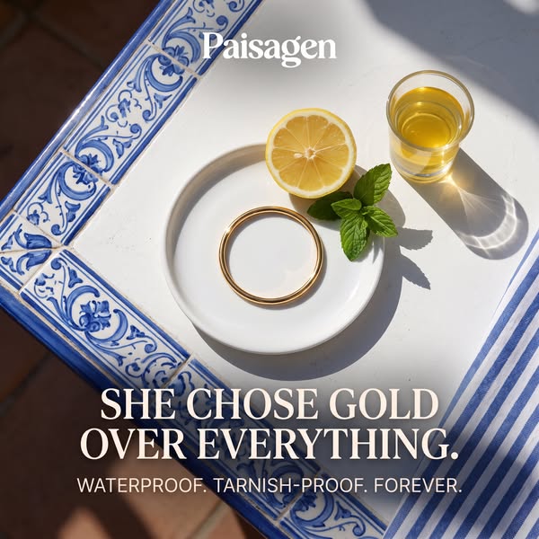 100% Tarnish-Free Gold Jewelry.