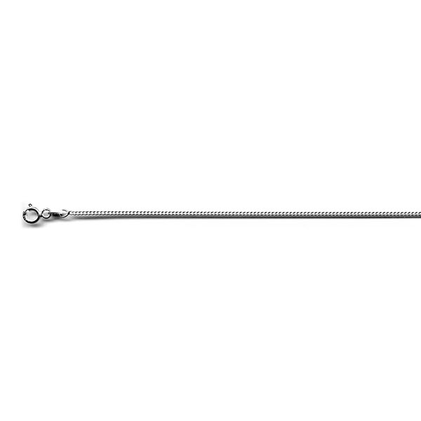 £9.99 | Sterling Silver Diamond Cut Curb Chain (Size 22) with Spring Ring Clasp