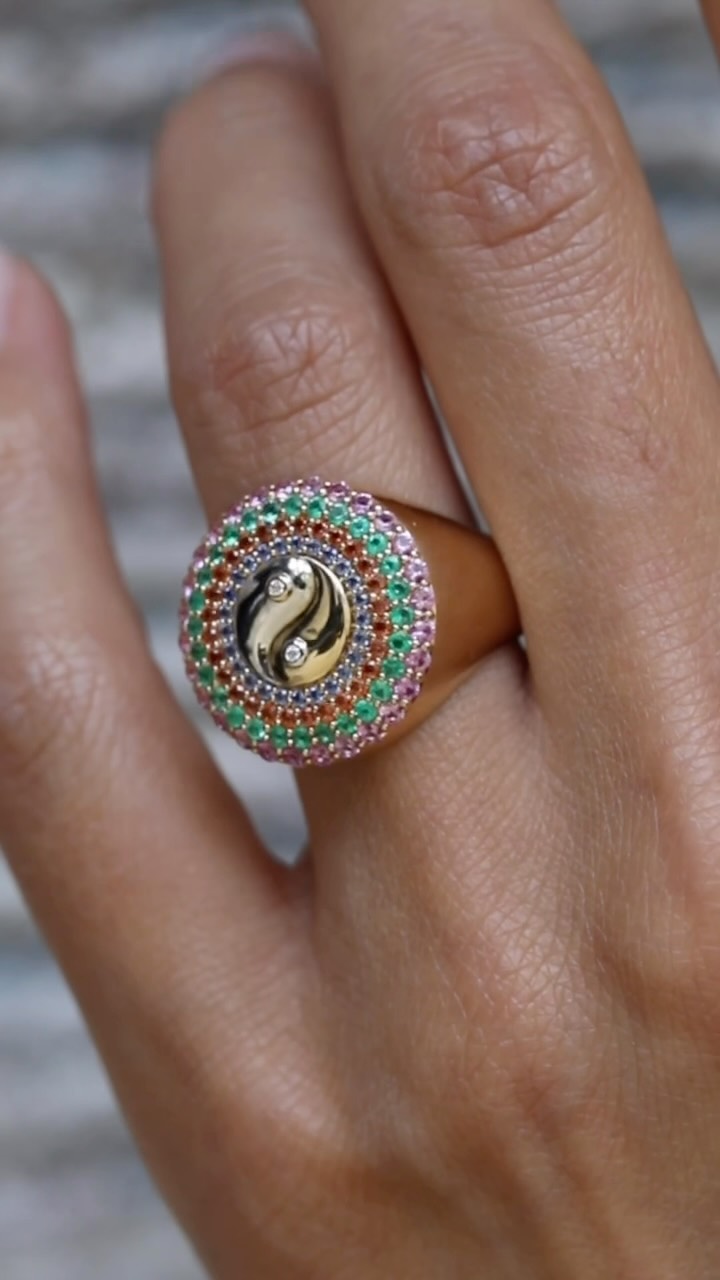 Handcrafted 14k Mountain Peak Ring