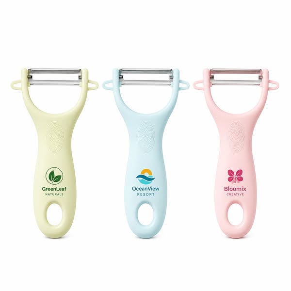Custom Logo Y-Shaped Peelers - Personalized Swag for Restaurants & Markets