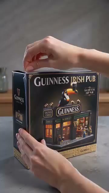 Classic Irish Pub Building Blocks Set
