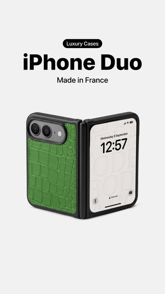 NEW IN: Luxury Leather iPhone 18 Cases
