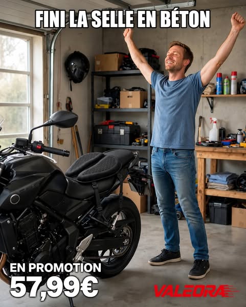 Coussin Moto Confort Max