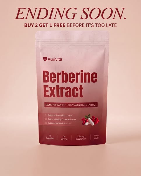 Berberine: "Nature's Metformin" — Now 97% Pure With Piperine.