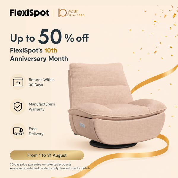 Up to 50% off. Don't overthink it.
