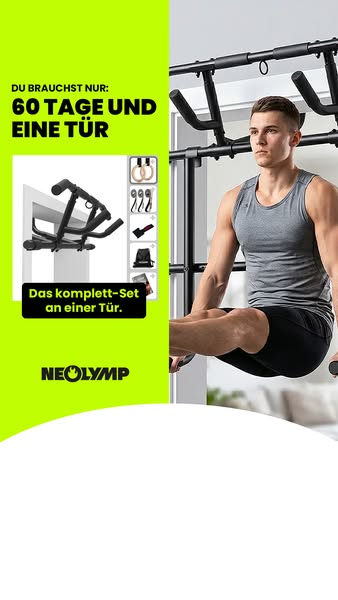 Dein Gym im Türrahmen