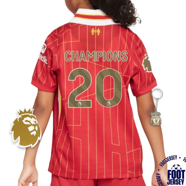 Liverpool Woman Jersey 2024/2025 - CHAMPIONS 24/25 & Gold Trophy