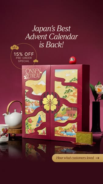 Unwrap 24 Days of Traditional Japan
