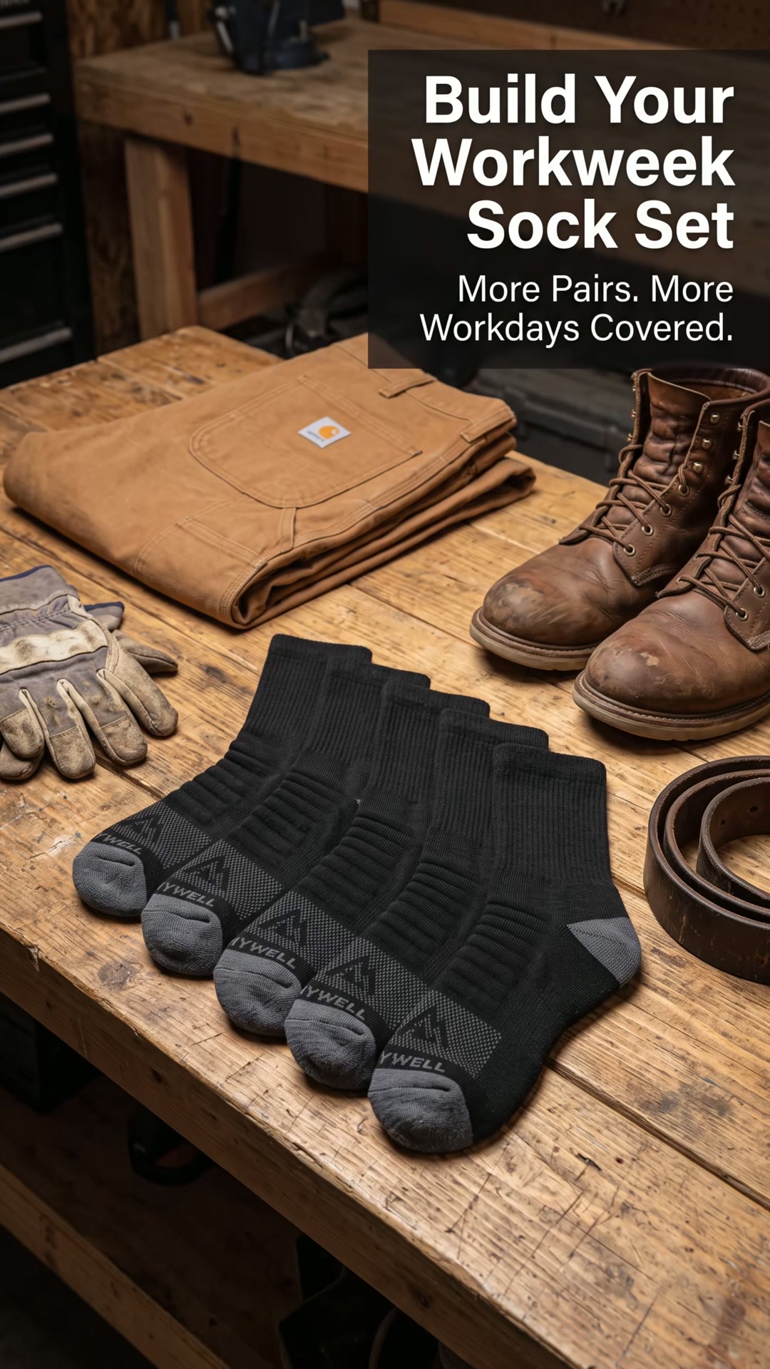 5 Pairs. One Workweek. Sorted.