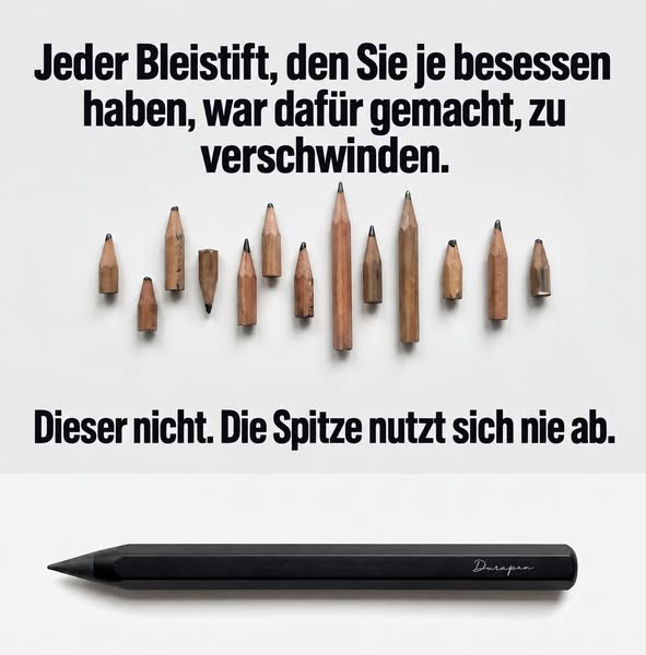 Verabschieden Sie sich von Einweg-Bleistiften