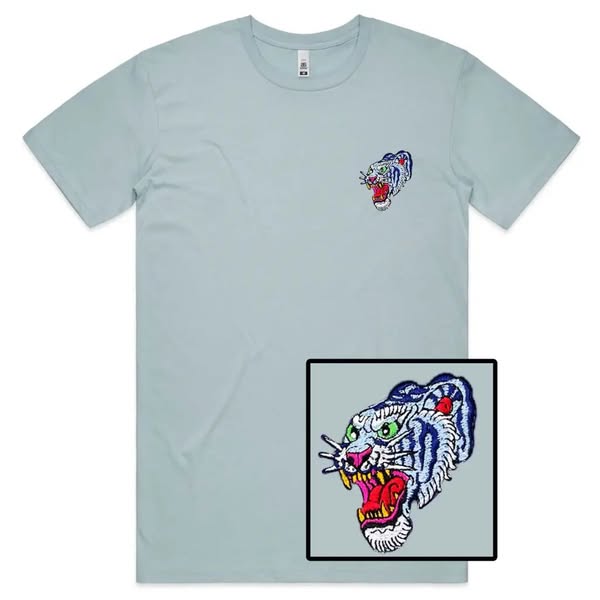 Blue Tiger Embroidered T-Shirt is now £16.99 instead of £21.99