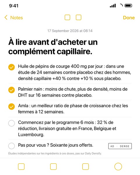 À lire avant d'acheter un complément capillaire.