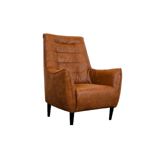 Nordic Design VENUS - Cognac lænestol | Møbelsalg.dk