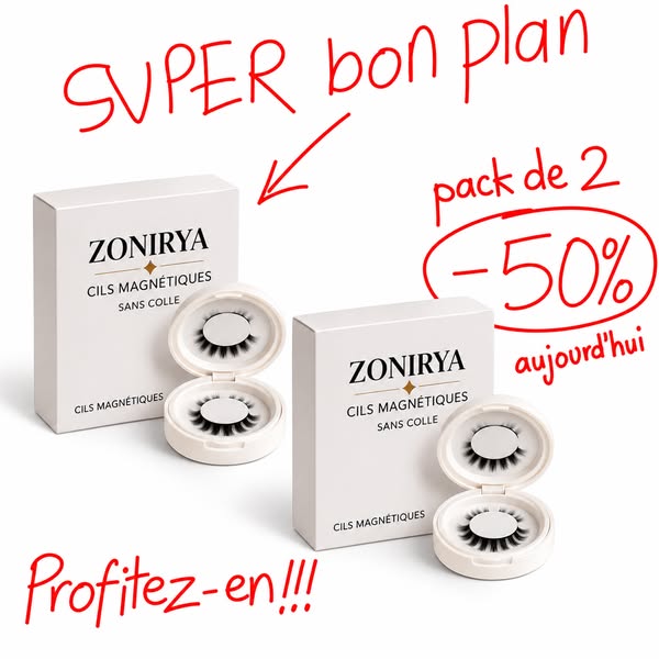 Faux cils magnétiques Zonirya™ sans colle