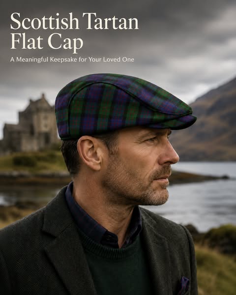 Scottish Clans Tartan Flat Cap — 400+ Tartans Available