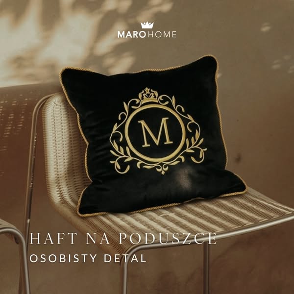 Poduszka z haftem