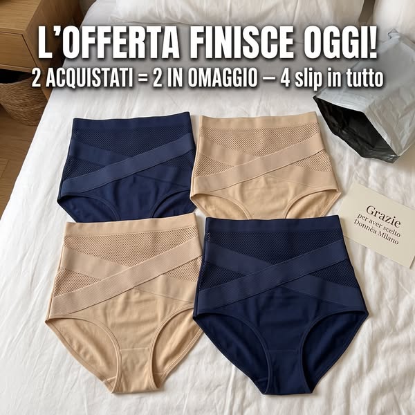 4 slip al prezzo di 2 — Offerta 2+2
