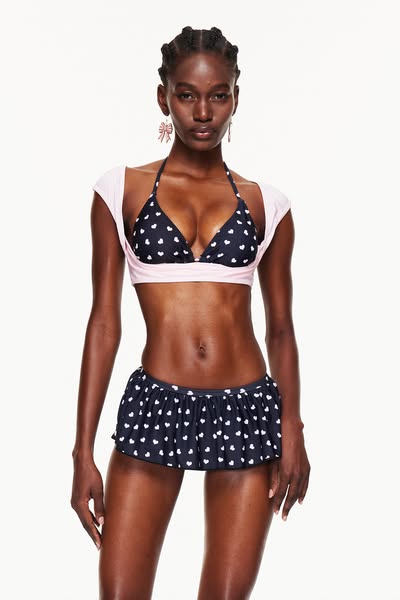 Ethelinda Heart Three Piece Swimwear