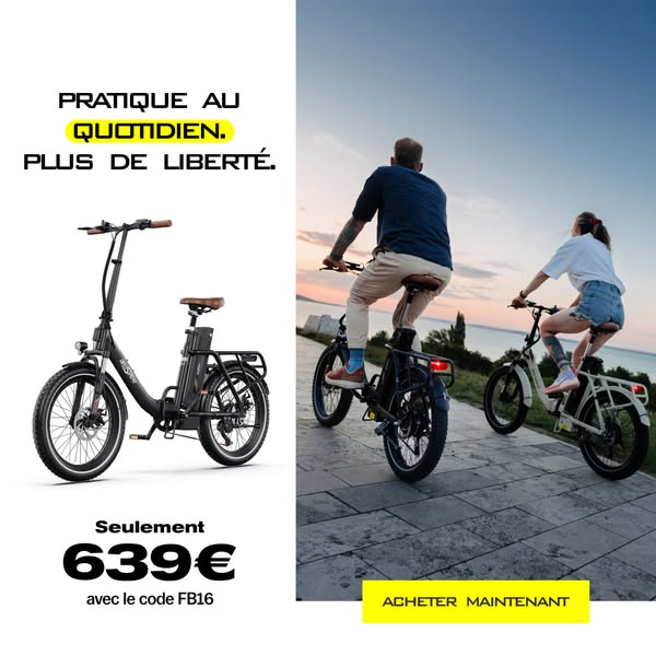 639 € avec code FB16FR