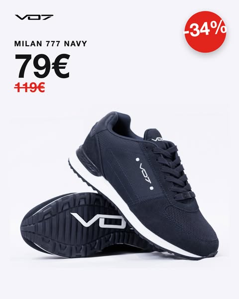 Milan 777 Navy : 79 € au lieu de 119 €