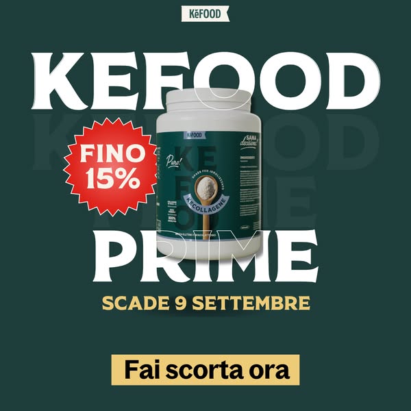Kefood Prime: -15% su tutto
