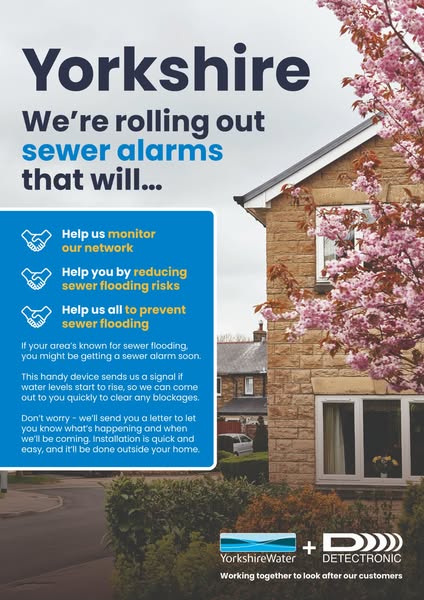We're rolling out sewer alarms in your area!