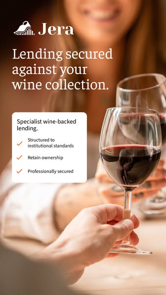 Lending secured against fine wine